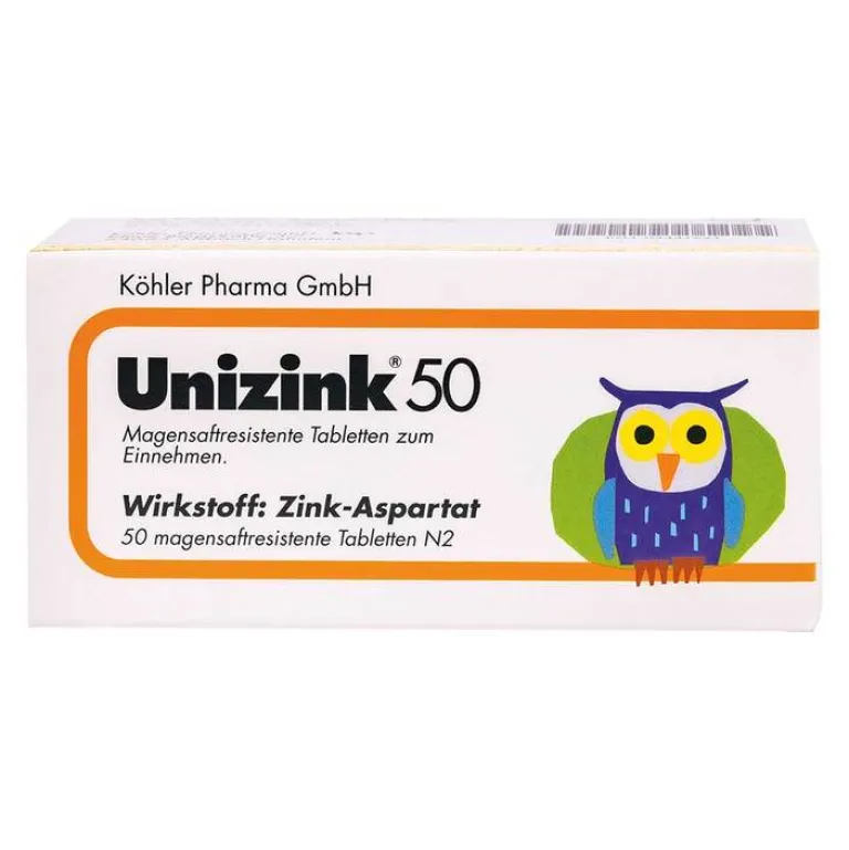 Unizink Zink-50 Tabletten, 50 St