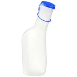 CareLiv Urinflaschen-Urinflasche Kst.Männer mit Verschl.1000ml milchig, 1 St