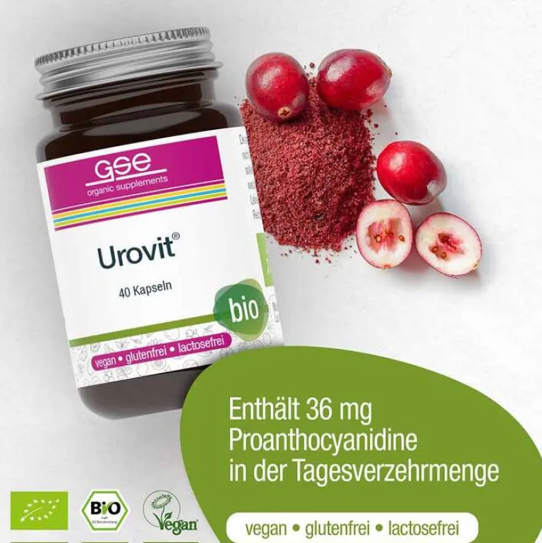 GSE Urovit Kapseln Bio Kapseln, 40 St- Sonstige Bio Produkte