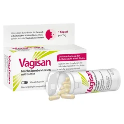 Vagisan Milchsäurebakterien mit Biotin Kapseln, 30 St- Bakterienkulturen