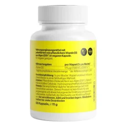 Vegane Vitamin D3 7000 I.E. Wochendepot Kapseln, 60 St^Zein Pharma