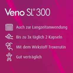 Hylo Eye Care Veno SL 300 Hartkapseln, 100 St- Venenleiden