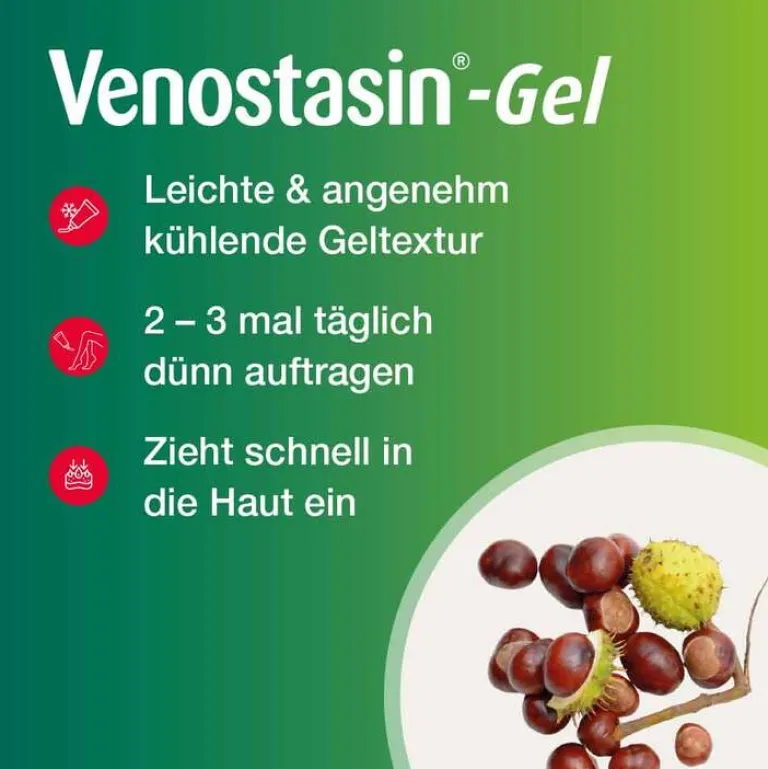 Venostasin Venenleiden-®-Gel Aescin belebt müde Beine & kühlt, 100 g