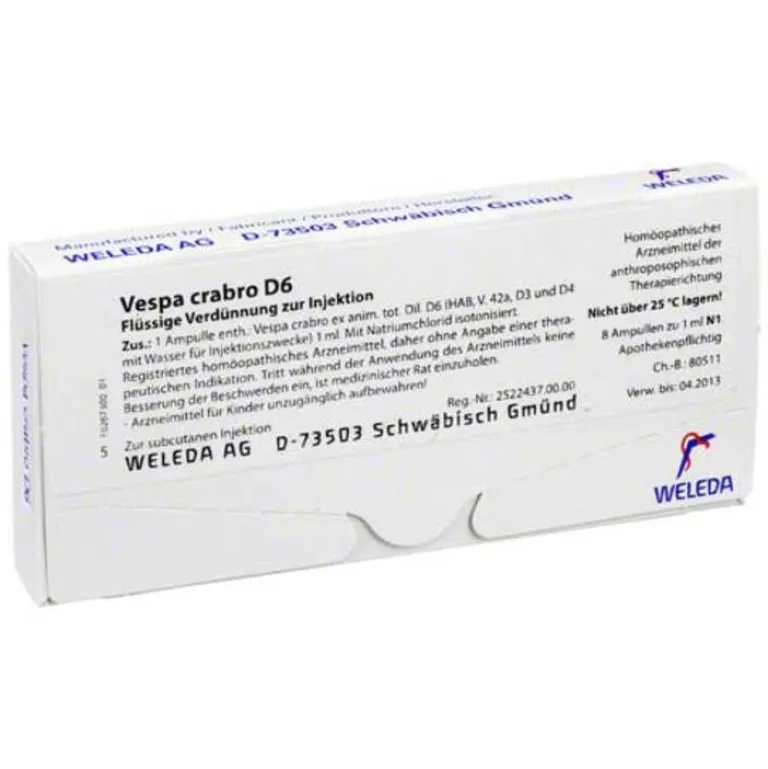 Weleda V-Vespa Crabro D 6 Ampullen, 8X1 ml