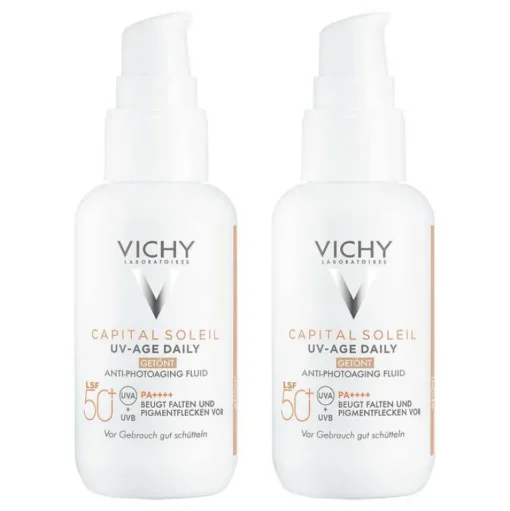 Vichy Capital Soleil UV-Age getönt LSF 50 + , 2x40 ml- Lsf 50+