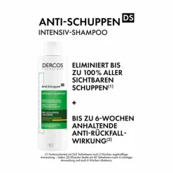 Vichy Dercos Anti-Schuppen Shampoo trockene Kopfhaut , 500 ml- Haarausfall & Schuppen