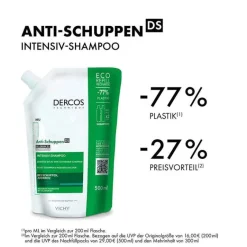 Vichy Shampoos|Haarausfall & Schuppen-Dercos Anti-Schuppen Shampoo fettige Kopfhaut , 500 ml