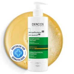 Vichy Shampoos|Kopfhautpflege-Dercos Anti-Schuppen Shampoo trockene Kopfhaut, 390 ml