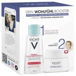 Vichy Trockene Haut-Nutrilogie 1 Creme für trockene Haut + PT Mizelle Coffret, 1 P