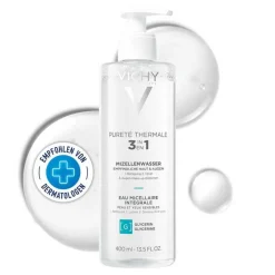 Vichy Reinigung-Purete Thermale Mineral Mizellen-Fluid sensitiv, 400 ml