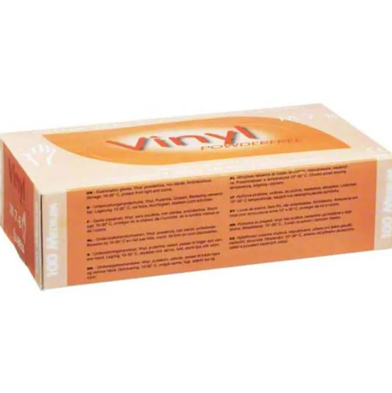 Abena Vinyl Handschuhe puderfrei medium 4425, 100 St- Vinylhandschuhe