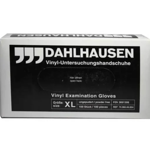 P.J.Dahlhausen Vinylhandschuhe-Vinyl Handschuhe ungepudert Größe XL, 100 St