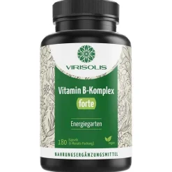 Hirnleistung & Nerven-Virisolis Vitamin B-Komplex Forte 6-Mon.vegan Kapseln , 180 St