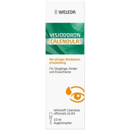 Weleda Kinder & Säuglinge|Auge & Ohr-Visiodoron Calendula Augentropfen, 10 ml