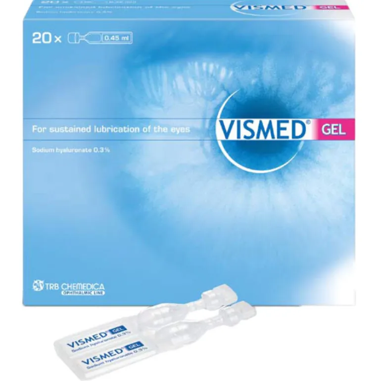 Vismed Gel Einmaldosen, 20X0.45 ml- Augentropfen Trockene Augen