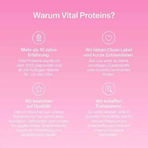 Vital Proteins Kollagen-Beauty Collagen Erdbeere Zitrone, 271 g