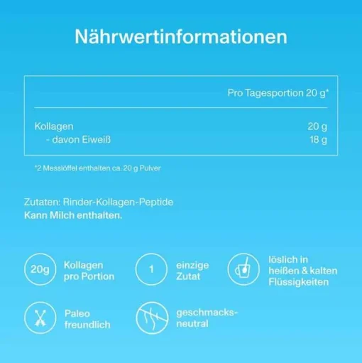Vital Proteins Kollagen-Collagen Peptides neutral Pulver, 284 g