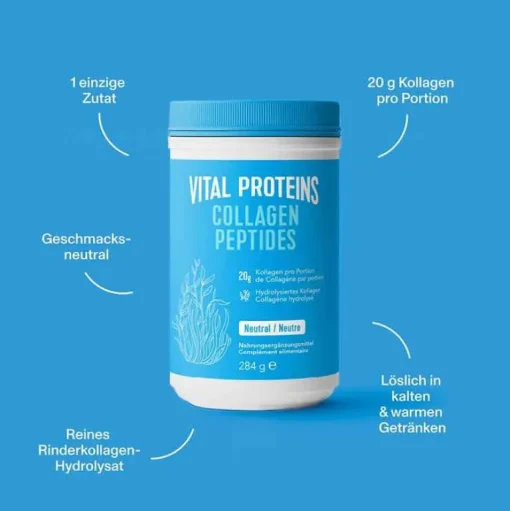 Vital Proteins Kollagen-Collagen Peptides neutral Pulver, 284 g