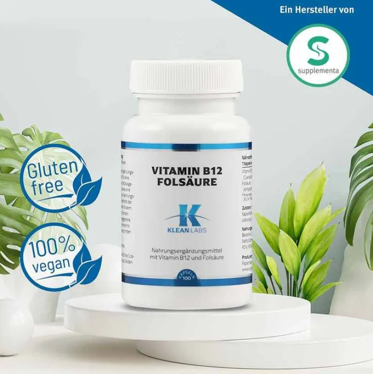 Vitamin B12 + Folsäure Kapseln, 100 St^Douglas Laboratories Online