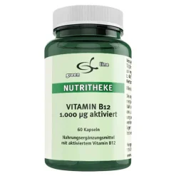 Green line Nutritheke Vitamin B12 (Cobalamin)-Vitamin B12 1.000 µg aktiviert Kapseln, 60 St