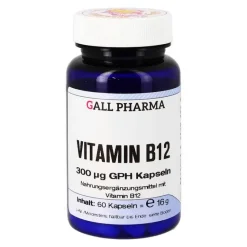 Hecht Pharma Vitamin B12 300 µg GPH Kapseln, 60 St- Vitamin B12 (Cobalamin)