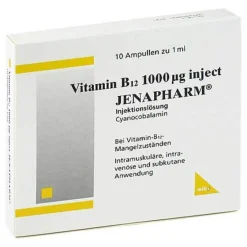 Vitamin B12 1000 µg Inject Ampullen, 10X1 ml^Jenapharm Discount