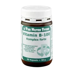 Vitamin B 100 Komplex forte Kapseln, 90 St^The Nutri Store Online
