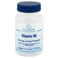 Vitamin B6 (Pyridoxin)-Vitamin B6 3,6 mg Junek Kapseln, 60 St