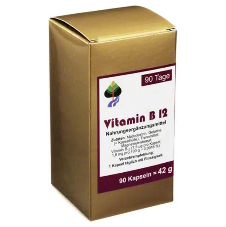 Vitamin B12 90 Tage Kapseln, 90 St- Vitamin B12 (Cobalamin)