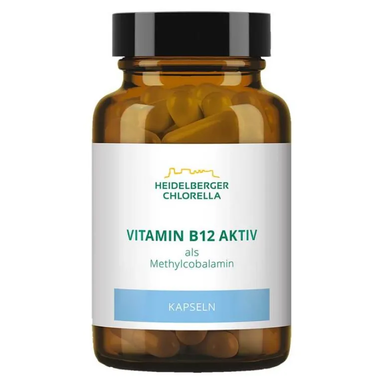 Vitamin B12 aktiv Methylcobalamin Kapseln, 60 St^Heidelberger Chlorella Sale