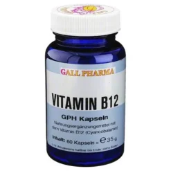 Hecht Pharma Vitamin B12 GPH Kapseln, 60 St- Vitamin B12 (Cobalamin)