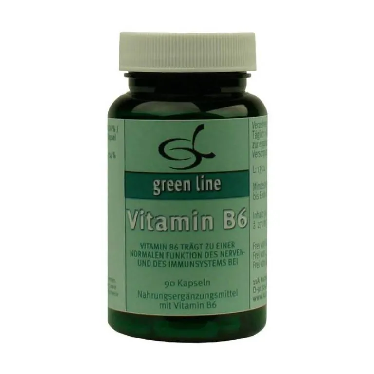 Green line Nutritheke Vitamin B6 Kapseln, 90 St- Vitamin B6 (Pyridoxin)