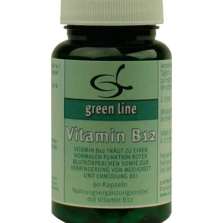 Green line Nutritheke Vitamin B12 (Cobalamin)-Vitamin B12 Kapseln green line, 90 St