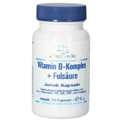 Vitamin B Komplex + Folsäure Junek Kapseln, 30 St^ Outlet