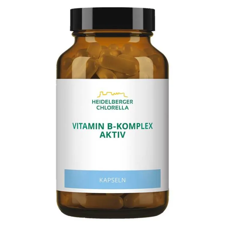 Heidelberger Chlorella Vitamin B Komplex aktiv Kapseln, 120 St- Vitamin B Komplex