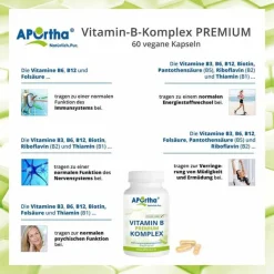 Vitamin B Komplex Premium Tabletten, 60 St^Aportha