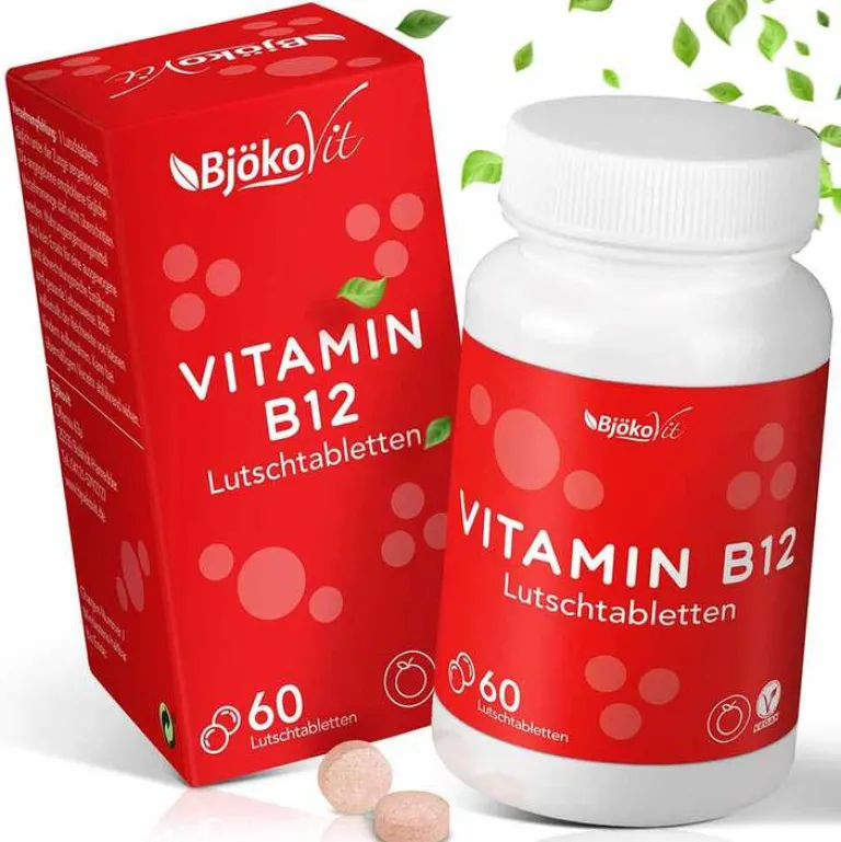 Bjökovit Vitamin B12 Lutschtabletten, 60 St- Vitamin B12 (Cobalamin)