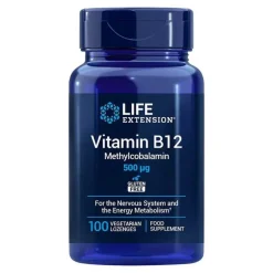 Vitamin B12 Methylcobalamin 500 µg Lutschtabletten, 100 St^Life Extension Europe New