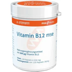 MSE Vitamin B12 (Cobalamin)-Vitamin B12 Kapseln, 120 St