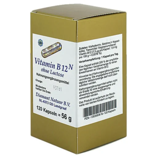 Diamant Natuur Vitamin B12 (Cobalamin)-Vitamin B12 N Kapseln, 120 St