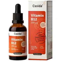 Casida Vitamin B12 (Cobalamin)-Vitamin B12 Tropfen vegan, 50 ml
