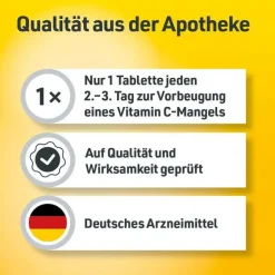 Wörwag Pharma Vitamin C 500 Filmtabletten, 100 St- Vitamin C (Ascorbinsäure)