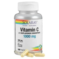 Vitamin C 1000 mg + Hagebutte + Acerola & Bioflavon.Kapseln , 100 St^ Online