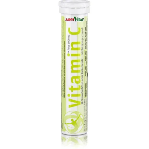 Amosvital Vitamin C 1000 mg Brausetabletten, 20 St- Vitamin C (Ascorbinsäure)
