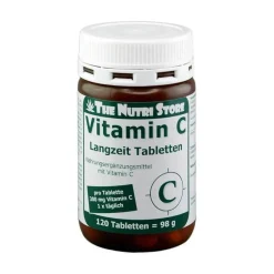 The Nutri Store Vitamin C 300 mg Langzeit Tabletten, 120 St- Vitamin C (Ascorbinsäure)