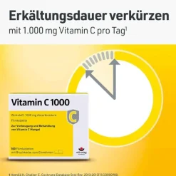 Wörwag Pharma Vitamin C (Ascorbinsäure)-Vitamin C 1000 mg Tabletten, 20 St