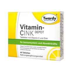 Twardy Zink-Vitamin Cink Depot Tabletten, 40 St