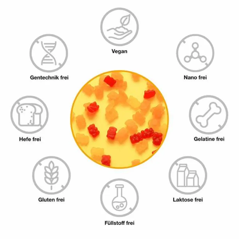 Vitabay Vitamin D (Colecalciferol)-Vitamin D3 1.000 I.E. Fruchtgummis Orange veg.Kids, 120 St