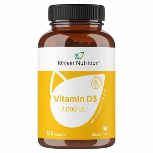 R(h)ein Nutrition Vitamin D3 2.000 I.E. Kapseln, 120 St- Vitamin D (Colecalciferol)
