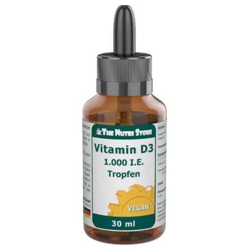 Vitamin D3 1.000 I.E. Tropfen, 30 ml- Vitamin D (Colecalciferol)